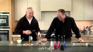 How to make a frappé coffee using an aerolatte milk frother [upl. by Wurst]