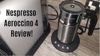 Nespresso Aeroccino 4 Milk Frother Review  Worth upgrading from the Aeroccino 3 [upl. by Anah]