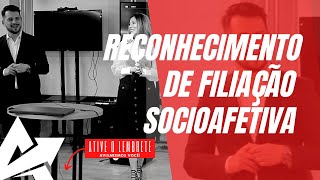 DIREITO DE FAMÍLIA Reconhecimento de filiação socioafetiva [upl. by Clementina]