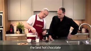 How to make a hot chocolate using an aerolatte milk frother [upl. by Pendleton]