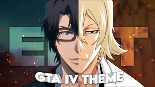 Aizen x Urahara  GTA IV Theme Edit [upl. by Ardnazil343]